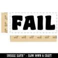 thumbnail image 2 of Fail Bold Text Test Inspection Self-Inking Rubber Stamp Ink Stamper for Business Office - Lime Green Ink - Small 1-1/2 Inch, 2 of 7