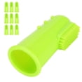 thumbnail image 1 of Spptty Finger Toothbrush, 10PCS Silicone Soft Pet Finger Toothbrush Green Teeth Cleaning Tool for Cats Dogs, Pet Toothbrush, 1 of 8