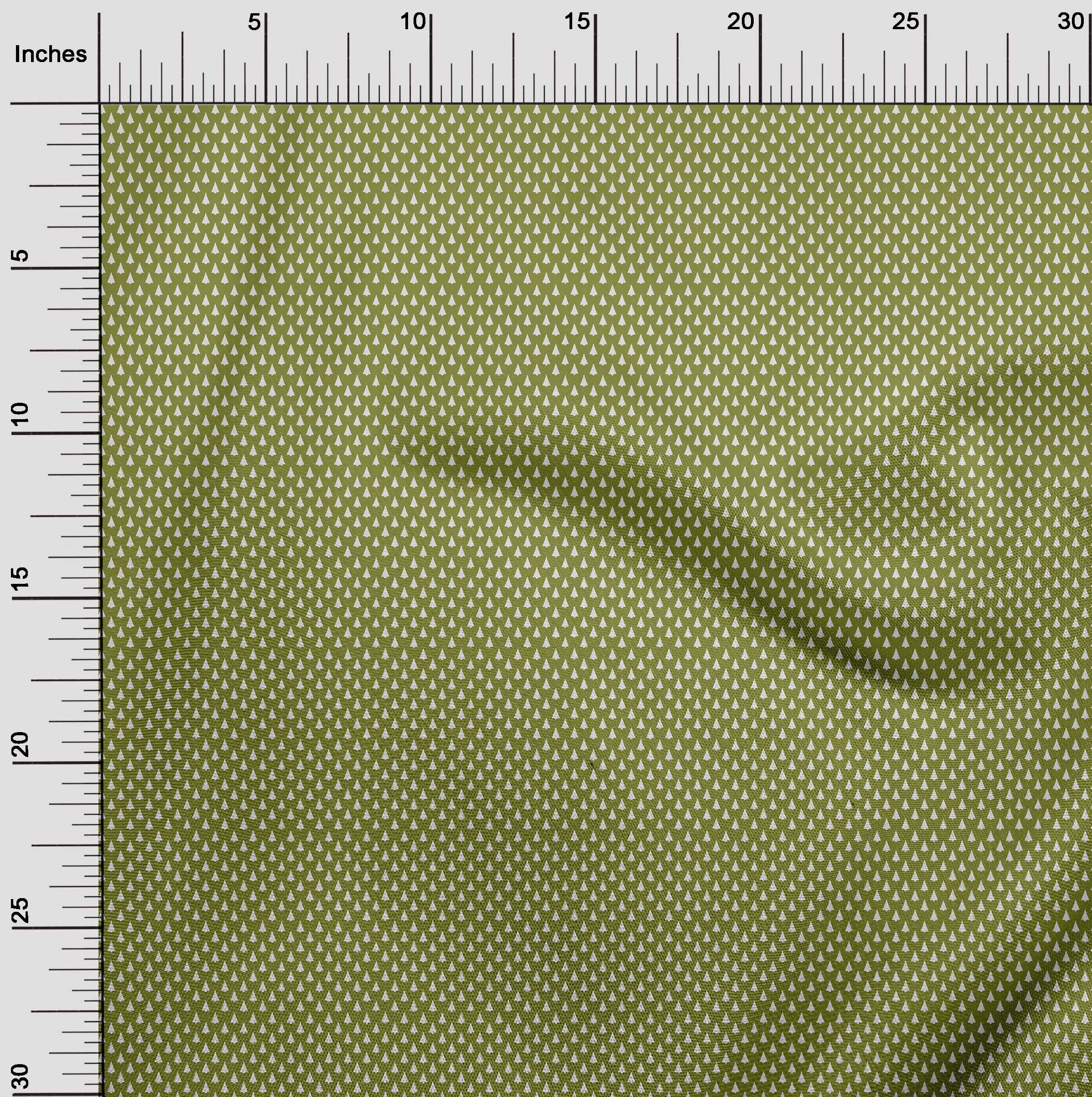 oneOone Cotton Jersey Olive Green Fabric Christmas Diy Clothing Quilting Fabric Print Fabric By Yard 58 Inch Wide