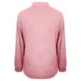 thumbnail image 5 of ManxiVoo Reversible Fleece Shirt for Women Button Front Long Sleeve Pullover Soft and Warm Layering Top for All Day Comfort XXL Size Pink, 5 of 5