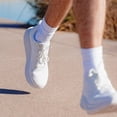 thumbnail image 4 of Bread Elastic Shoelaces, No Tie Stretch Shoelaces for Easy Slip-on, Cloud White, 63", 4 of 9