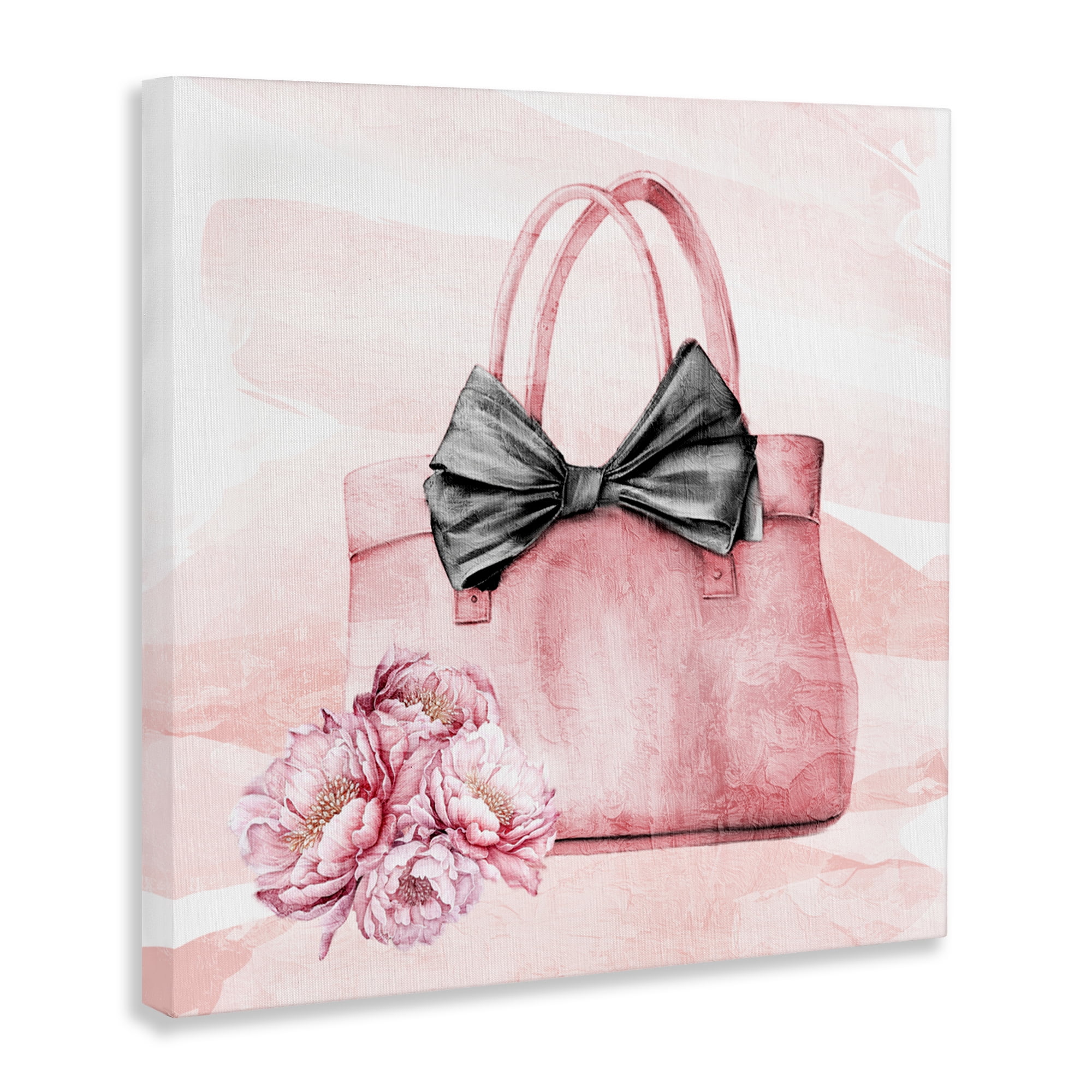 Stupell Industries Glam Time Handbag Canvas Wall Art, design by Kim Allen