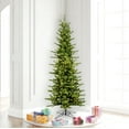 thumbnail image 5 of Vickerman 6.5' x 35" Moutauk Pine Artificial Christmas Pencil Tree with Warm White LED Lights, 5 of 5