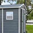 thumbnail image 2 of Gaderth Upgraded Shed Windows 2 Pack, Small Windows With Tempered Glass And  Mesh Screen For Shed, Chicken Coop, Playhouse, Household, Garage, 2 of 5