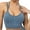 Blue, variant on CAICJ98 Womens Lingerie Steel Ring Front Thin Women Bra Full Plus Cup Button Breathable Gathers Underwear No Size Comfort Bra Blue,M