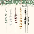 thumbnail image 3 of 20 Pcs Fake Eucalyptus Stems Faux Eucalyptus Leaves Eucalyptus Artificial Fake Greenery for Centerpiece Fake Flower for Vase Home Bouquet Wedding Decoration Farmhouse Wedding Home Greenery Decor, 3 of 5