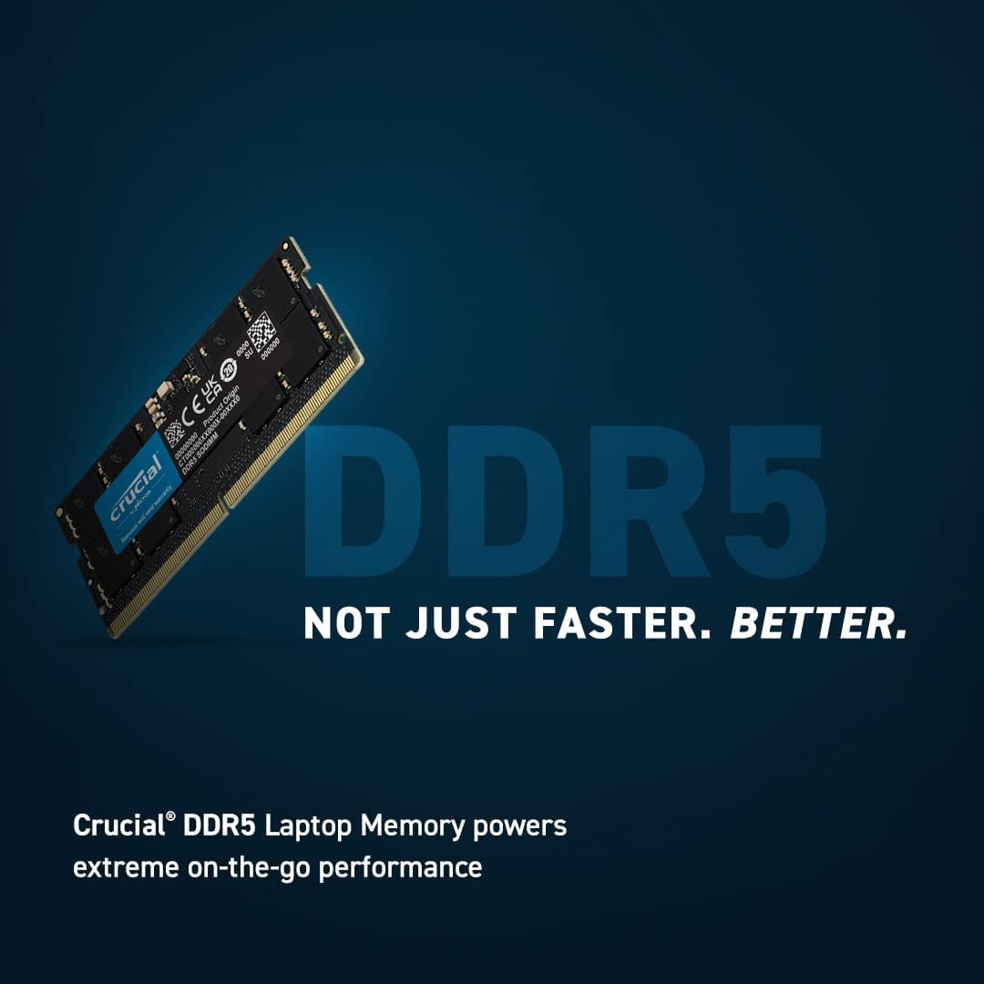 Crucial DDR5 5600Mhz 16GB*2　DIMM Crucial 16GB (2 x 8GB) DDR5-5600 PC5-44800 CL-46 SO-DIMM