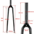 thumbnail image 5 of 1 in Carbon Fiber Road Bike Fork 700C, 1" Threadless Steerer  QR  Lightweight Racing Fork MATTE, 5 of 5