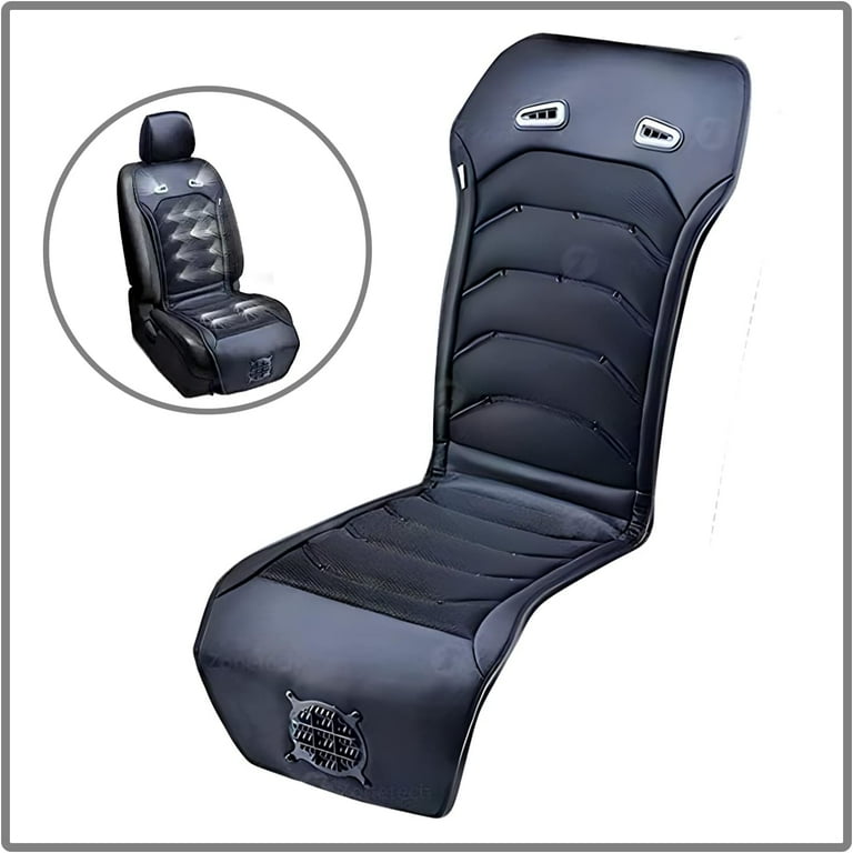  Zone Tech Cooling Car Seat Cushion - Black 12V