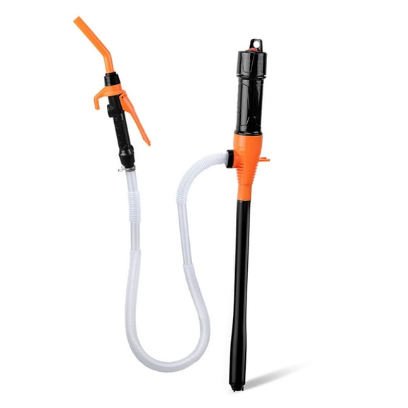 Transfer Pump Battery Transfer Pump Transfer Gasoline Kerosene, Diesel Fuel Non-potable Water, And More With Flow Control Nozzle And Filter