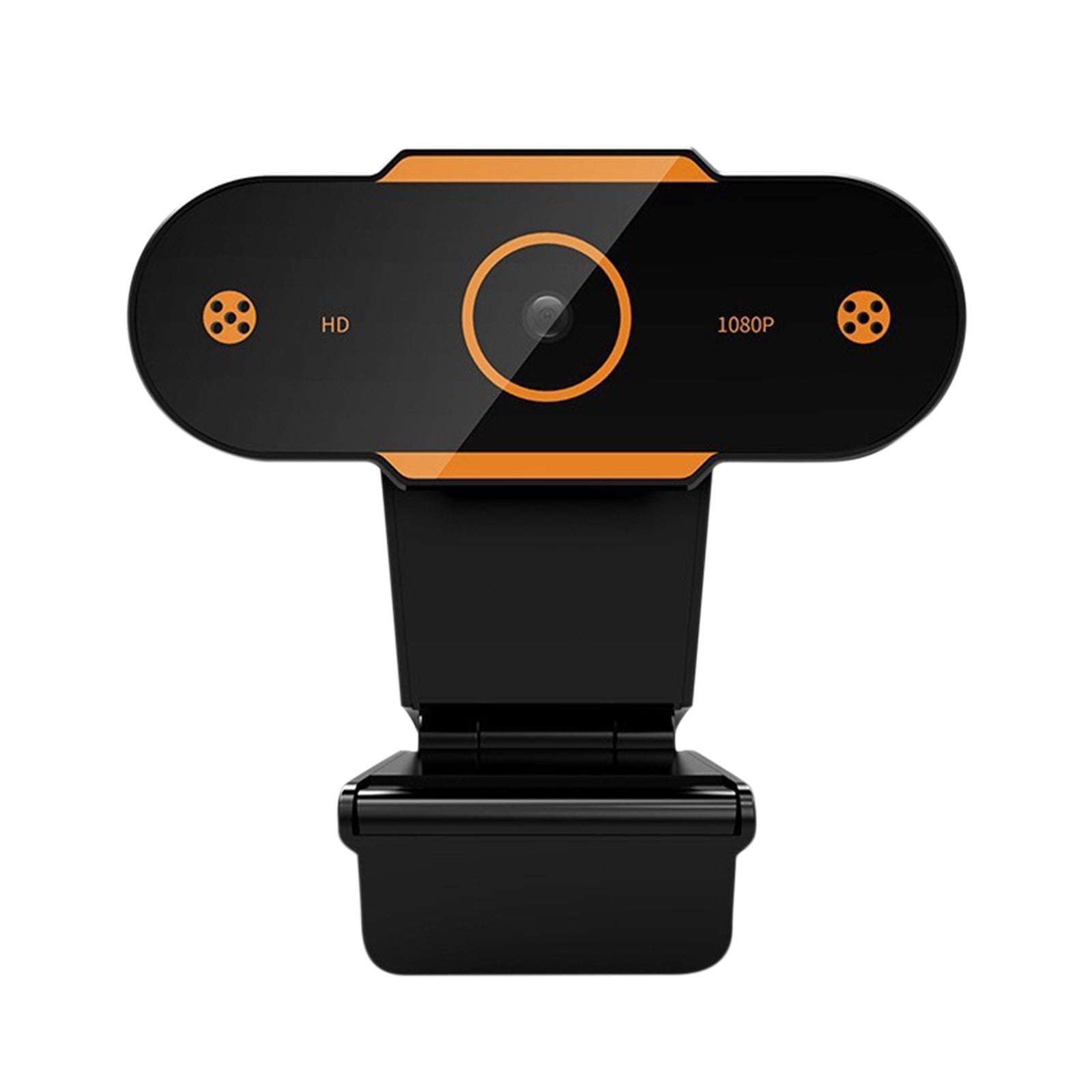 TOPVISION 2K Webcam with Tripod Stand, Black, Built-In Microphone