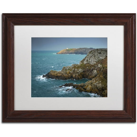 Trademark Fine Art "Land of Legend" Canvas Art by Mathieu Rivrin, White Matte, Wood Frame