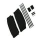 thumbnail image 2 of TKSE Parasol para Ventana de Coche, 2 X 50s Cortina de Ventana para Parasol de Coche Ajustable Parasol Cortina Visera Cortina Cenefa(Negro), 2 of 14