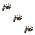 thumbnail image 4 of Baohd Iron Motorcycle Art Sculpture Made Of Materials Gift Choice Artistic Workmanship Motorcycle Model Small 3Set, 4 of 6
