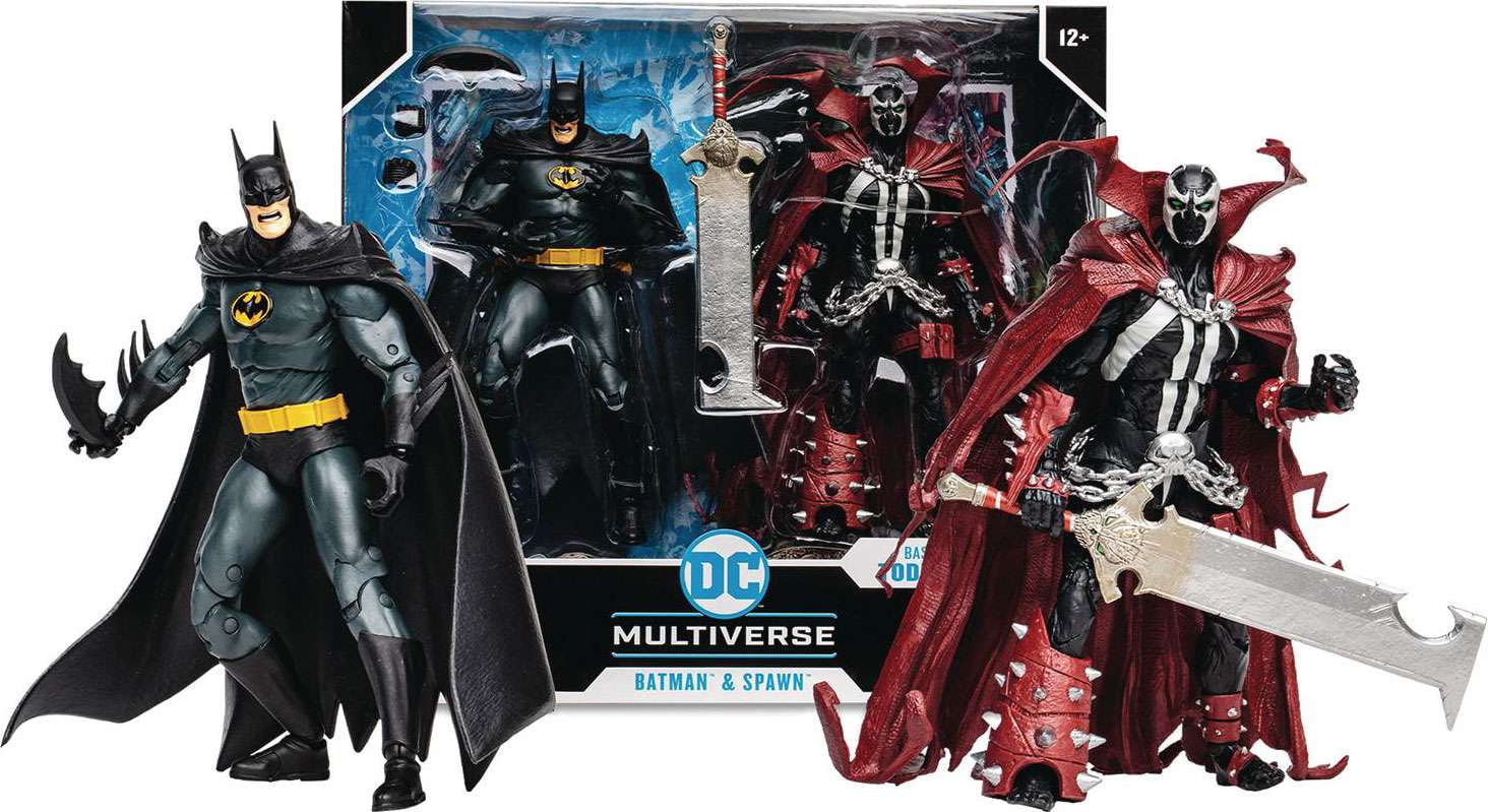 DC MULTIVERSE Batman & Spawn フィギュアセット DC Multiverse Batman &