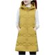 thumbnail image 1 of Mujeres moda con capucha cremalleras delgadas sin mangas cremallera sólido cálido abrigo Tops chaleco Fridja  qr782, 1 of 4