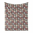 thumbnail image 1 of Children Soft Flannel Fleece Throw Blanket, Globefish Pattern in Pastel Colors Cartoon Underwater Monsters Repetition, Cozy Plush for Indoor and Outdoor Use, 50" x 60", Multicolor, by Ambesonne, 1 of 5
