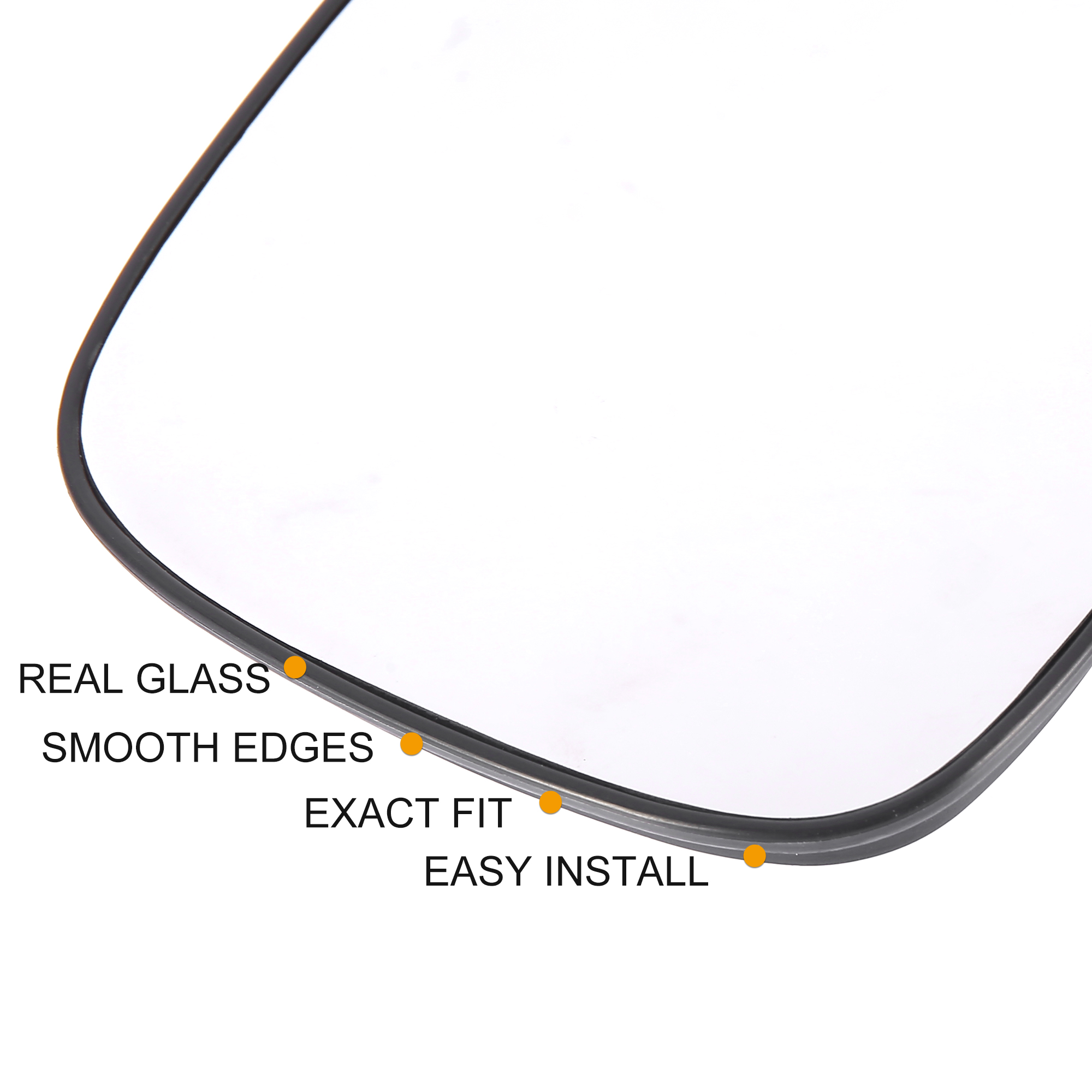 Left Passenger Side Heated Mirror Glass For Volvo XC60 2009-2017 – Unbranded/Generic, Direct Replacement