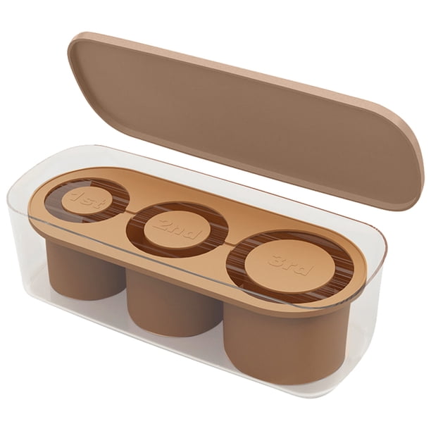 Molde para Hielo Molde Creativo para Hielo Alimentaria para El Con Caja Bandeja Hielo Silicona (Stanley No Aparece en La Descripción en Inglés) (marrón)