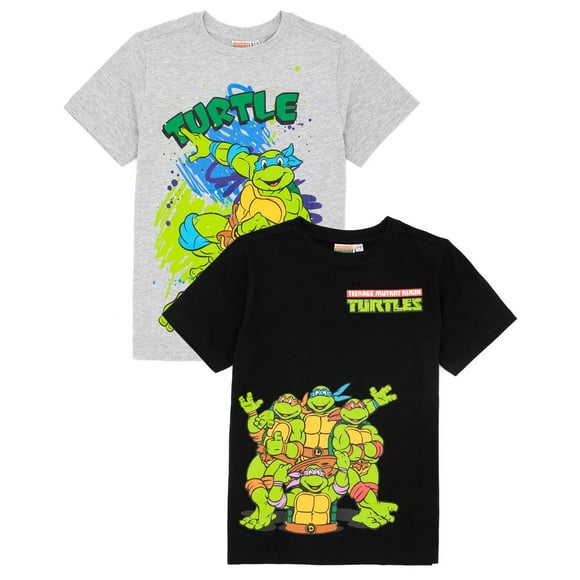 Teenage Mutant Ninja Turtles Boys/Girls T-Shirt (Pack of 2)