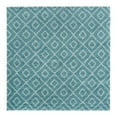 thumbnail image 2 of Unique Loom Trellis Shag Collection Area Rug - Ruth (10' Square Aqua/Ivory), 2 of 8