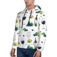 thumbnail image 2 of Hoodies for Men - Wine Print No.J918 Long Sleeve Comfrt Men'S Fashion Hoodies & Sweatshirts, Sweatshirts for Men Hoodies Pullover Clothing Clothes with Pouch, 2 of 7