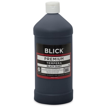 Blick Premium Grade Tempera - Black, Quart