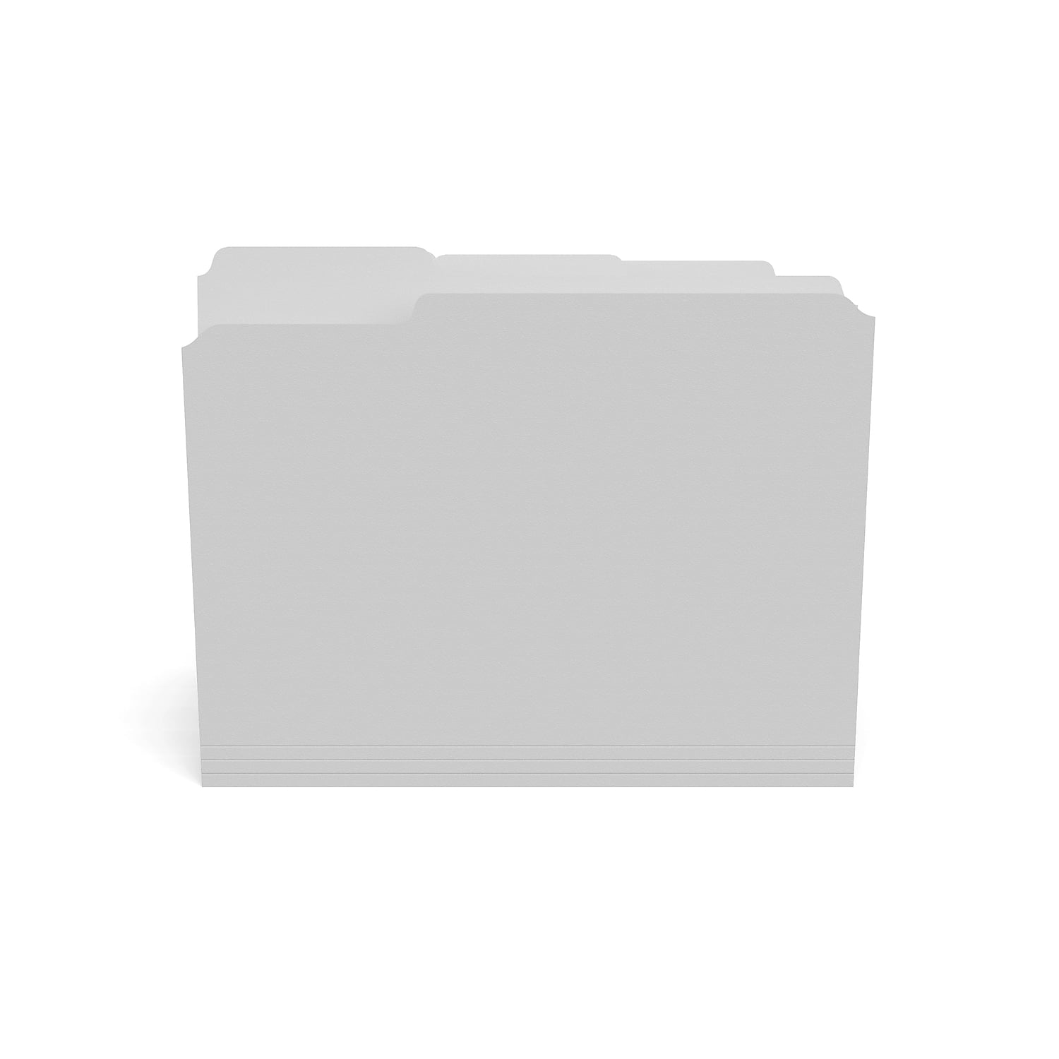 Staples Colored File Folders w/ Reinforced Tabs Letter 3 Tab White 100/Box TR508986/508986