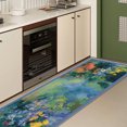 thumbnail image 3 of 2x6 FT Kitchen Runner Rugs Non Skid Washable, Faux Wool Rug Runners for Hallways Bathroom Carpet Runner, Soft Indoor Modern Floor Rug for Entryway Laundry Room, 3 of 11