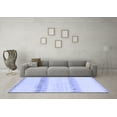 thumbnail image 3 of Ahgly Company Machine Washable Indoor Rectangle Solid Blue Modern Area Rugs, 7' x 9', 3 of 4