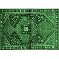 thumbnail image 1 of Ahgly Company Indoor Rectangle Persian Emerald Green Traditional Area Rugs, 2' x 5', 1 of 4