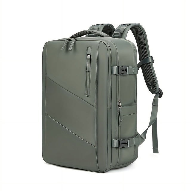1pc Simple Travel Backpack, Multi-layer Design Large Capacity Backpack With Dty Wet Separate Storage And Independant Shoe Storage, Business 16 Inch Laptop Backpack, Fashion School Backpack With USB Charging Port, Waterproof Backpack