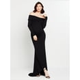 thumbnail image 2 of Motherhood Maternity Off-Shoulder Maternity Photoshoot Gown/Dress, 2 of 5