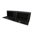 thumbnail image 4 of Dee Zee Boîte à Outils DZ79TB Topsider; Rail de Lit de Côté Supérieur; Double Porte; Motif Diamant; Noir; Aluminium; Capacité de 12,75 Pieds Cubes, 4 of 4