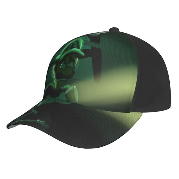 Scary Luigi's Mansion Unisex Baseball Cap Adjustable Trucker Dad Hat Anti UV Sun Hats Snapback Hat For Men And Women