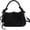 Black, variant on Women Faux Suede Handbag Vintage Slouchy Boho Mini Crossbody Purse | Top Handle Faux Suede Bag with Detachable Shoulder Strap, Casual Chic Retro Heart Charm Satchel Purse