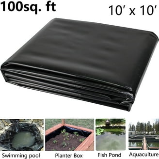 10x10 Ft 45 Mil EPDM Pond Liner | Fish Safe Rubber Pond Liner | UV Resistant For Koi Ponds, Waterfalls & Water Gardens 5 thumbnail image