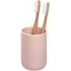 thumbnail image 1 of iDesign Cade Holder, Holds Normal Toothbrushes, Spin Brushes, and Toothpaste, Blush SHIRET Hogar, 1 of 2