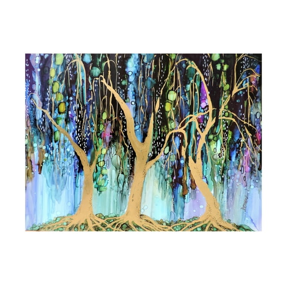 Sylvie Demers 'Pour Consoler Nos Saules' Canvas Art