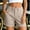 Beige, variant on Women's Cargo Capris Baeitkot Women's Solid Color High Waisted Casual Cargo Capris with Pockets Khaki S