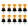 thumbnail image 3 of 50 Pcs Tile Leveler 1.5mm Reusable Orange PP Stainless Steel Tile Leveling Tool for Home Improvement, 3 of 12