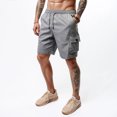 thumbnail image 2 of Mens Gym Shorts Men's Summer Outdoor Shorts Men's Summer Beach Shorts Men's Athletic Shorts with Pockets Mens Gym Shorts with Pockets, 2 of 6