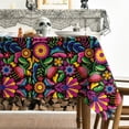 thumbnail image 6 of Mexico Tablecloth 60x84 Inch Rectangular, Halloween Cinco De Mayo Fiesta Washable Seasonal Table Cover for Party Picnic Dinner Decor, 6 of 6