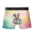thumbnail image 2 of Happy Easter Jack Russell Terrier with Bunny Ear Headband and Flowers All Over Print Boxer Briefs Underwear for Men Dad Parson Jack Dog Lover - 13001, 2 of 6