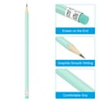 thumbnail image 3 of Uxcell Round Pencils, 48 Pack HB Graphite Pencils with Eraser Wood Pencils Cute Pencil for Classroom, Light Green, 3 of 6