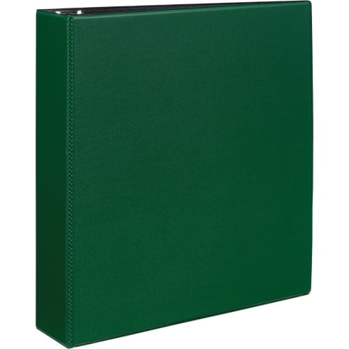 Avery Durable Binder - DuraHinge 2' Binder Capacity - Letter - 8 1/2' x 11' Sheet Size - 500 Sheet Capacity - 3 x Slant D-Ring Fastener(s) - 2 Internal Pocket(s) - Green - Recycled - Gap-free Ring