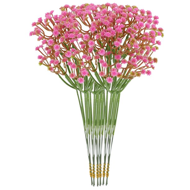 6/36 Uds flores artificiales de Gypsophila falso aliento de bebé ramo de seda decoración de boda