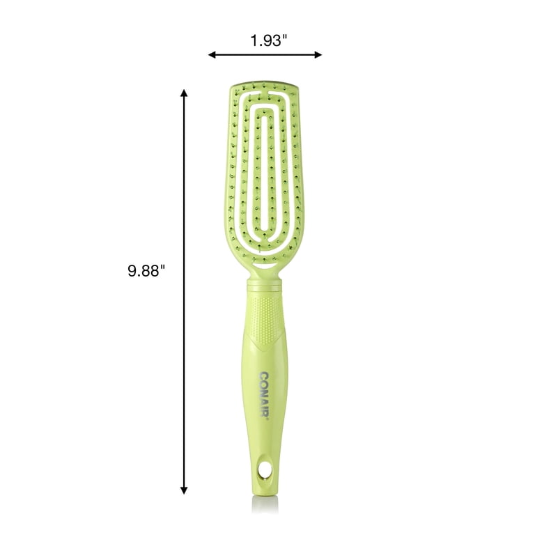 Conair Flexi Head Slim Cushion Brush, Green photo 5