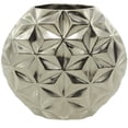 thumbnail image 2 of CosmoLiving by Cosmopolitan 4"W, 11"H Aluminum Modern Vase, Silver, 1-Piece, 2 of 6