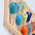 thumbnail image 4 of Thread Stand Rack 48 Spool Foldable Wood Hold Organizer Wall Mount Cone Embroidery Machine Sewing, 4 of 4